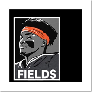 Justin Fields Poster Posters and Art